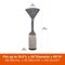 Modern Leisure Renaissance Stand-Up Patio Heater Cover, 32 in. Dia top x 18.5 in. Dia bottom x 95 in. H, Gray 3025 - alternate 6